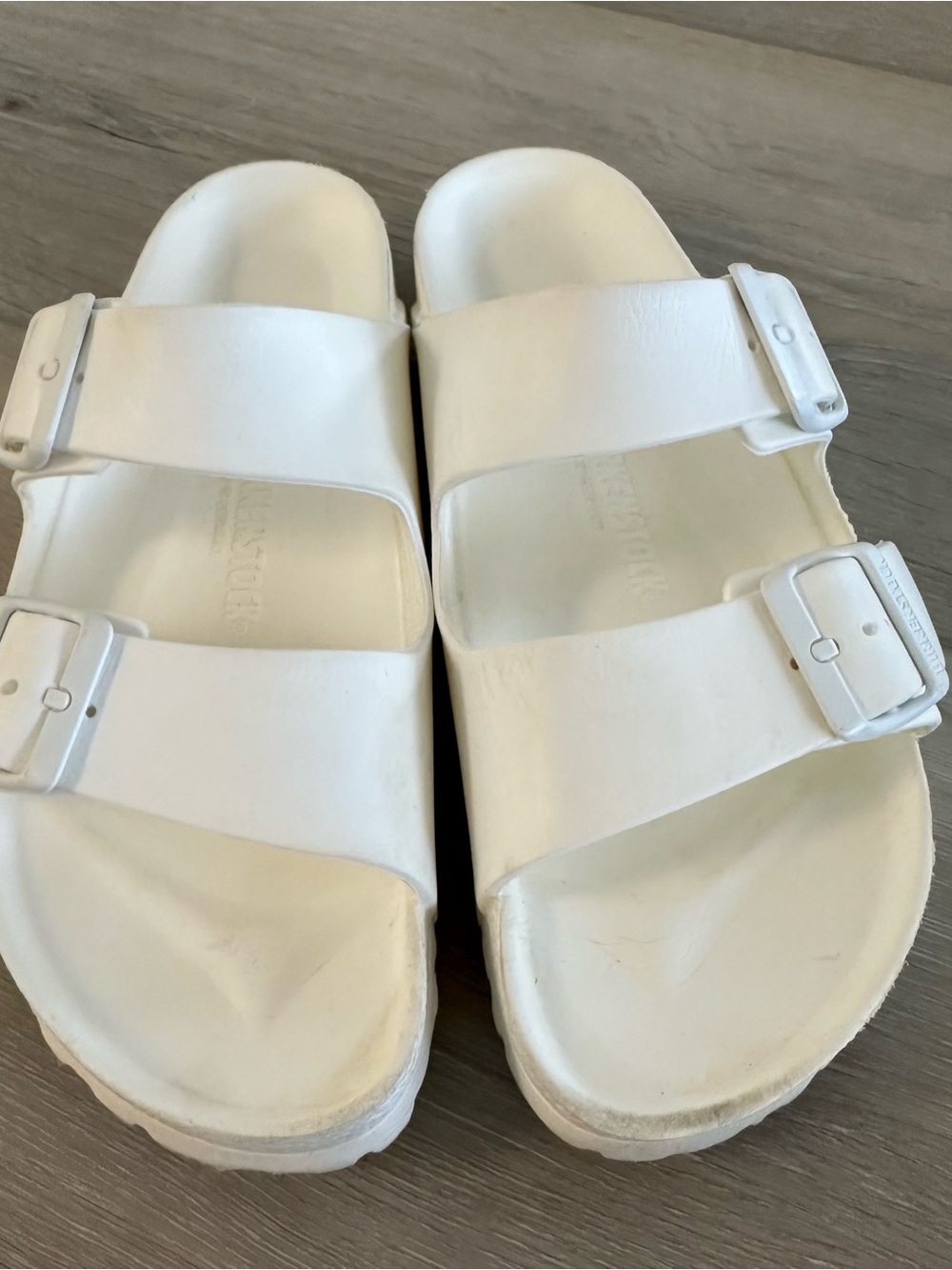 Birkenstock Arizona Essentials EVA Sandals White 39 8-8.5 - Picture 12 of 15